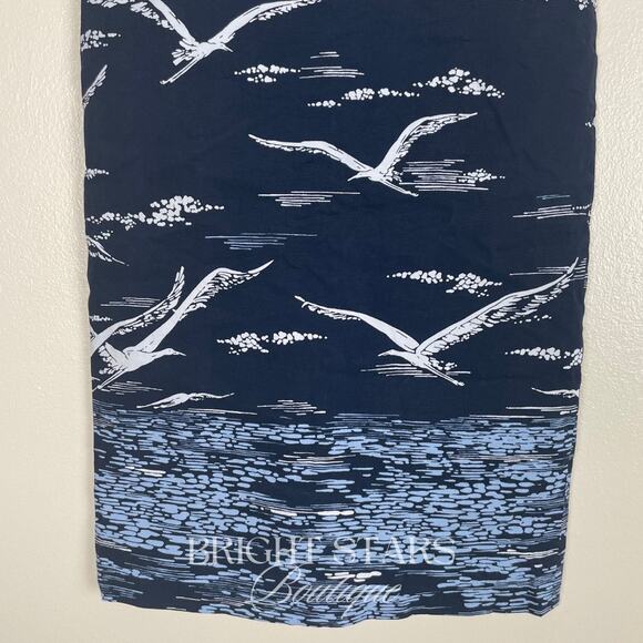 Rare Bird Pattern Pencil Skirt ASO Lorelai Gilmore Year In The Life Knee Length - Picture 6 of 8